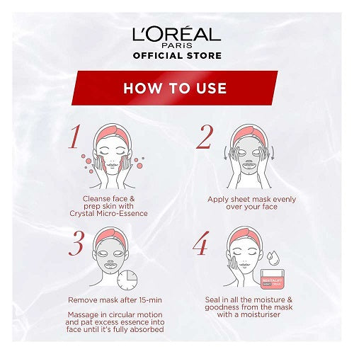 L'Oréal Paris Revitalift Crystal Micro Essence Treatment Mask