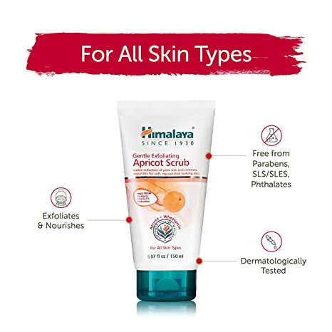 Himalaya Herbal Gentle Exfoliating Apricot Daily Scrub 150ml