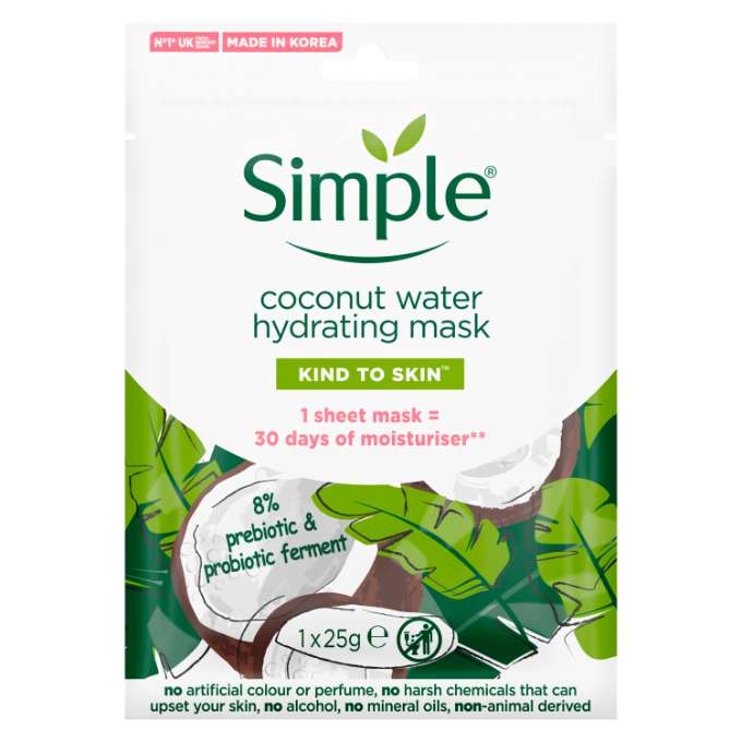 Simple Coconut Water Hydrating Sheet mask