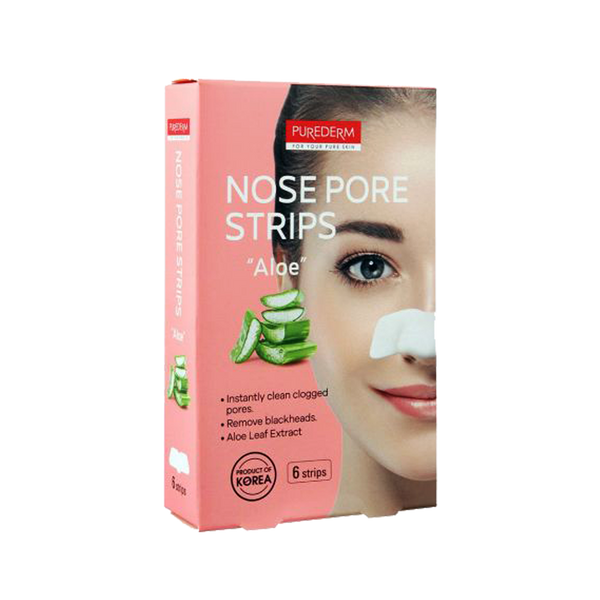 Purederm Nose Strips Aloe 6 Strips