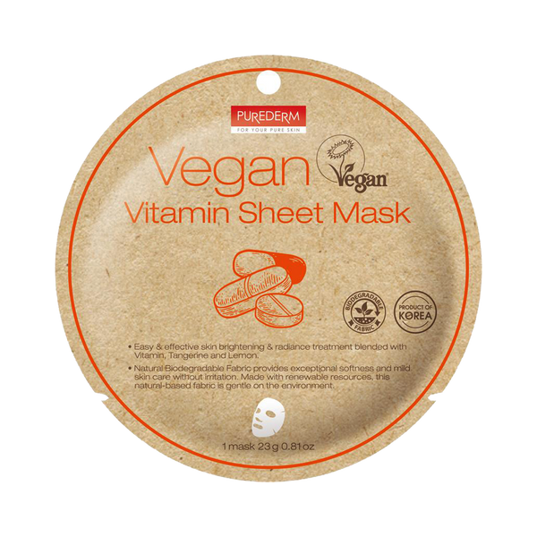 Purederm Vegan Vitamin Sheet Mask