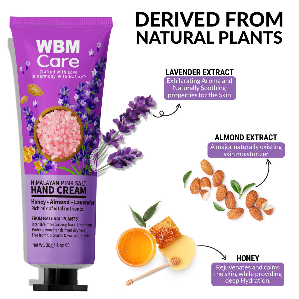 WBM Hand Cream Almond Honey & Lavender 30g