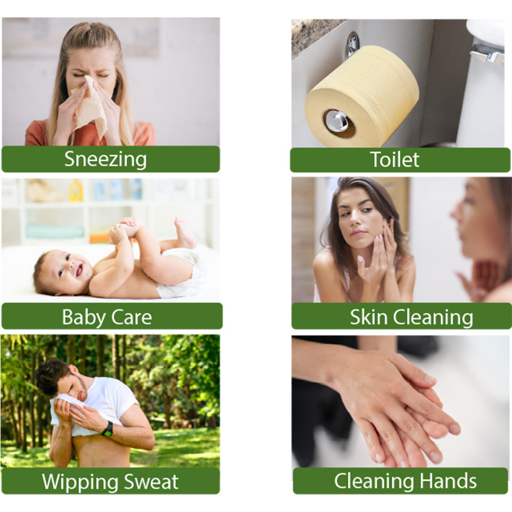 WBM Bamboo Facial Tissue 3Ply 150 Sheets