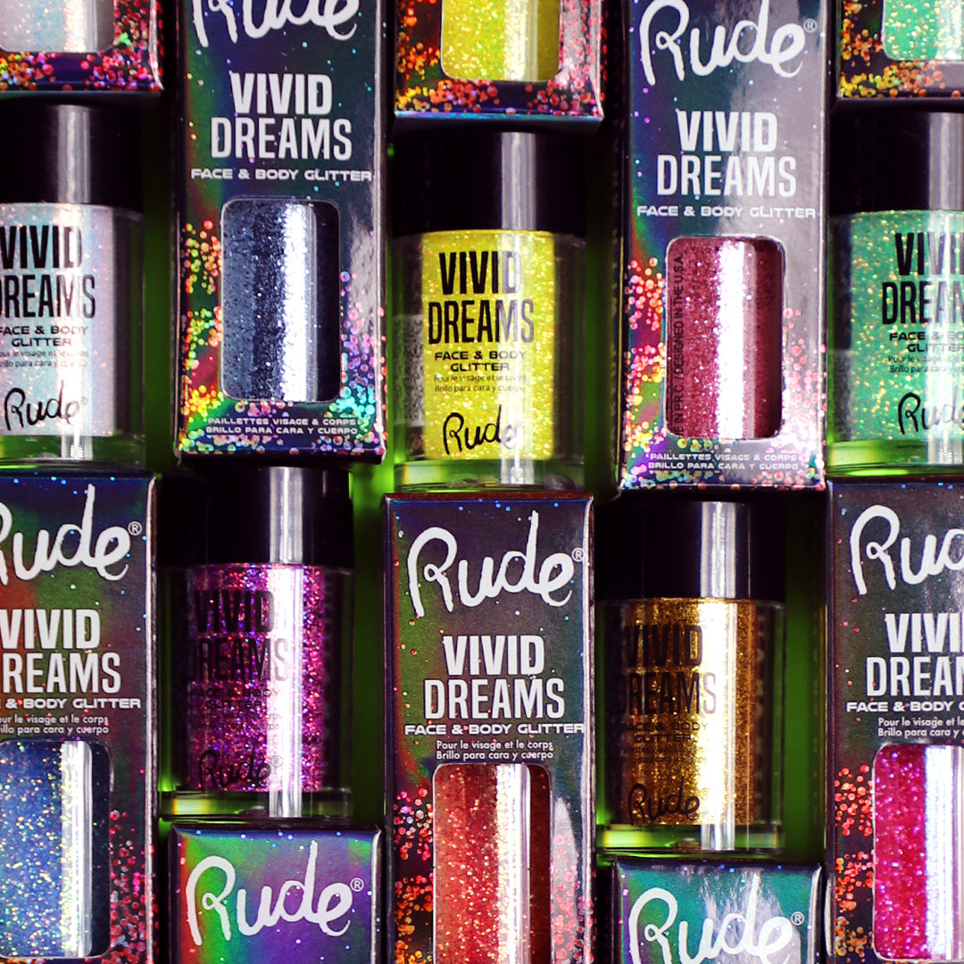 Rude Vivid Dreams Face & Body Glitter