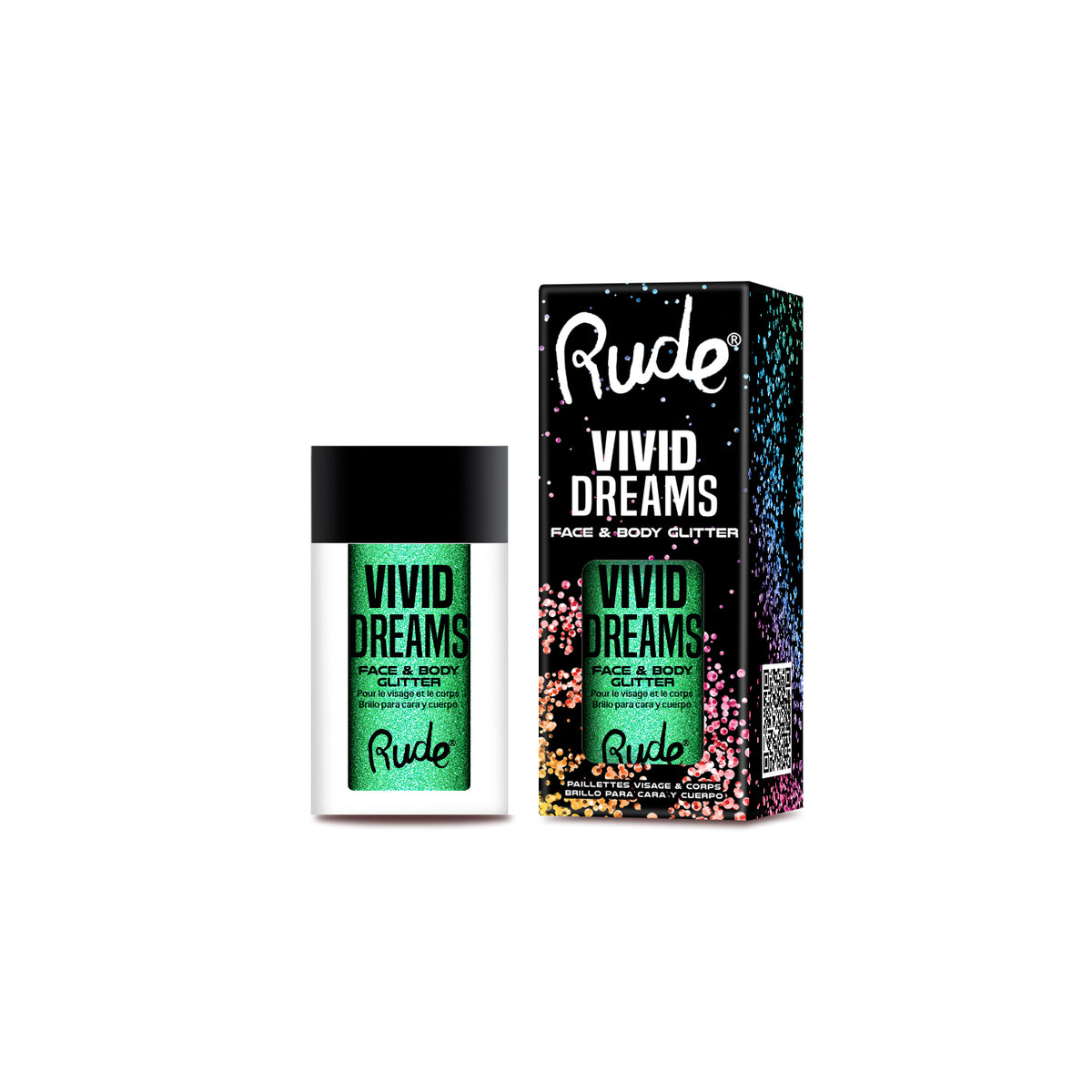Rude Vivid Dreams Face & Body Glitter