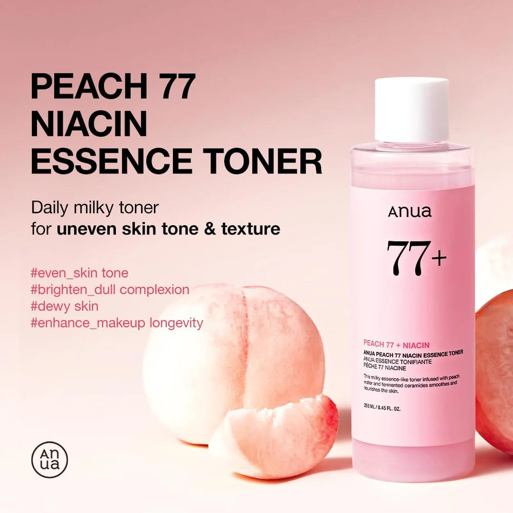 Anua - Peach 77 Niacin Essence Toner 77% 250Ml