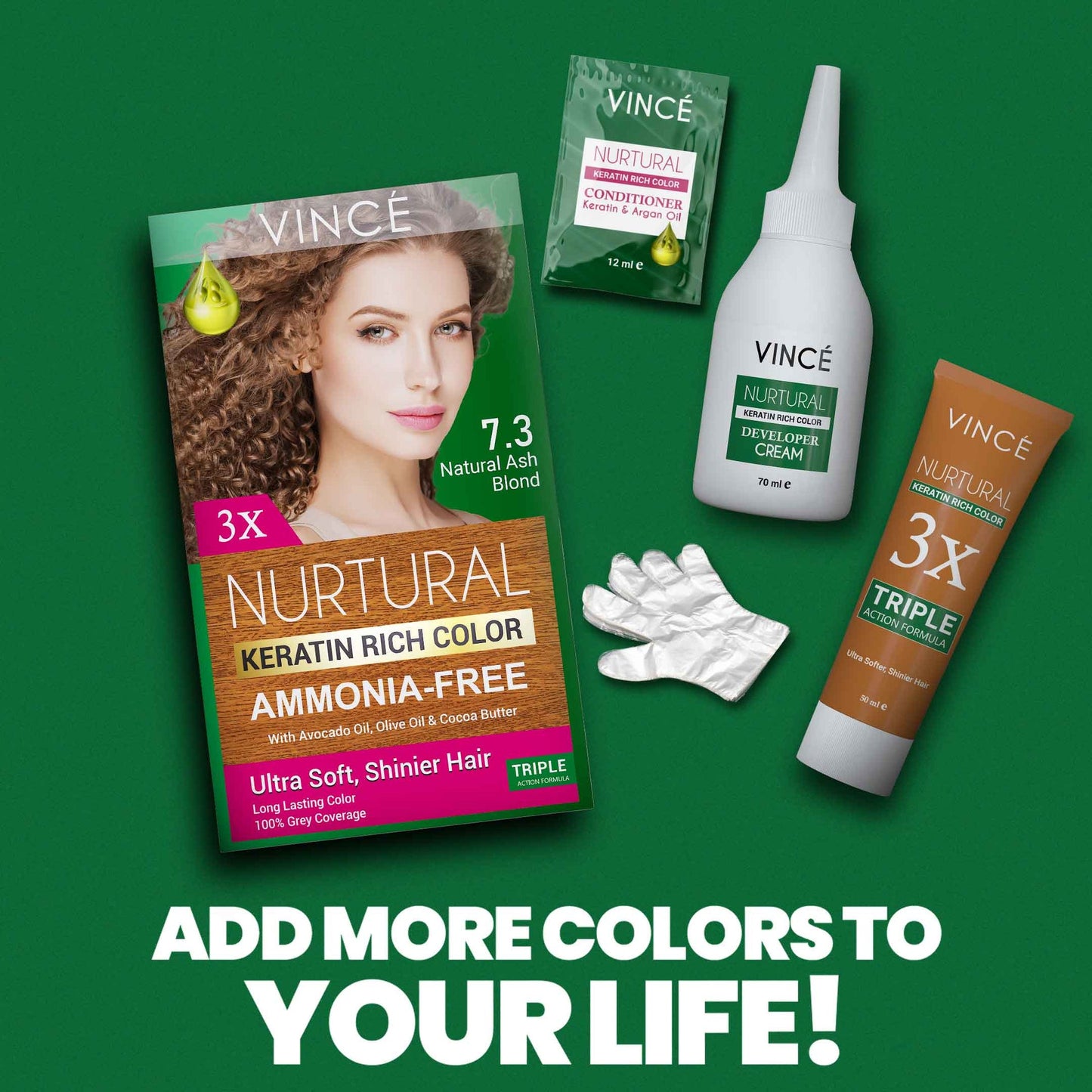 Vince - 7.3 - Natural Ash Blond - Nurtural Women Hair Color