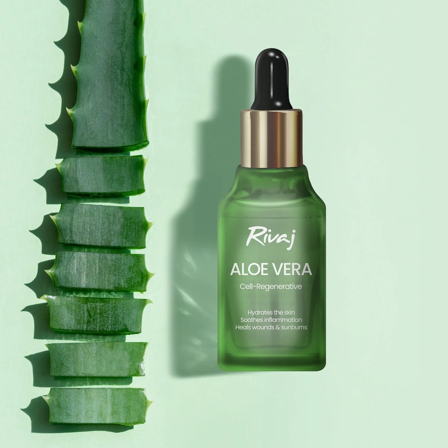 Rivaj Aloe Vera Face Serum 30ml – Hydrating, Pore-Refining, Dark Spot & Acne Control Serum for All Skin Types