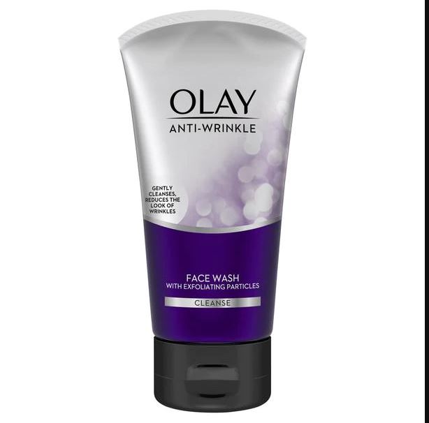Olay Anti-Wrinkle Face Wash Age Defying Cleanser Exfoliating Micro-Beads 150ml