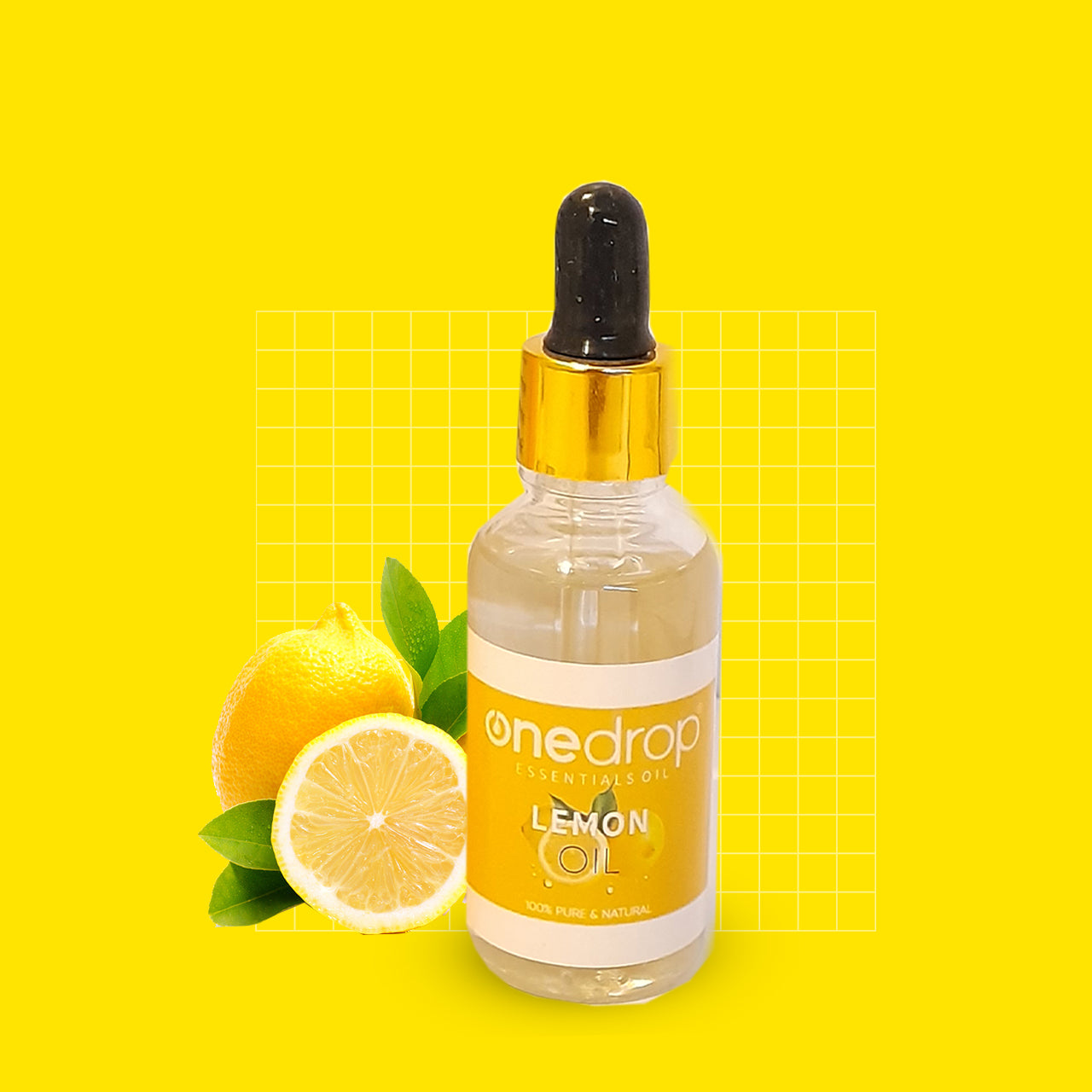 Onedrop Lemon Essential Oil 100 % Pure & Natural 30ml