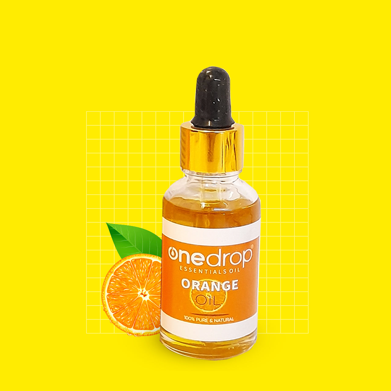 Onedrop Orange Essential Oil 100 % Pure & Natural 30ml