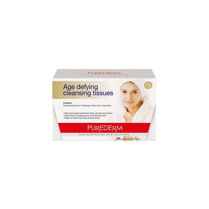 Purederm Cleansing Tissues Age Defying