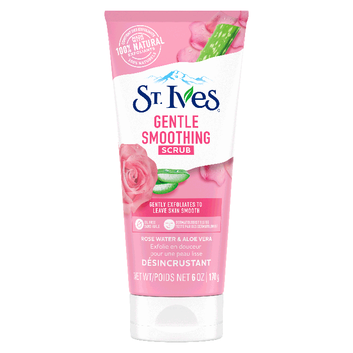 St. Ives Gentle Smoothing Rose Water & Aloe Vera Scrub 170gm