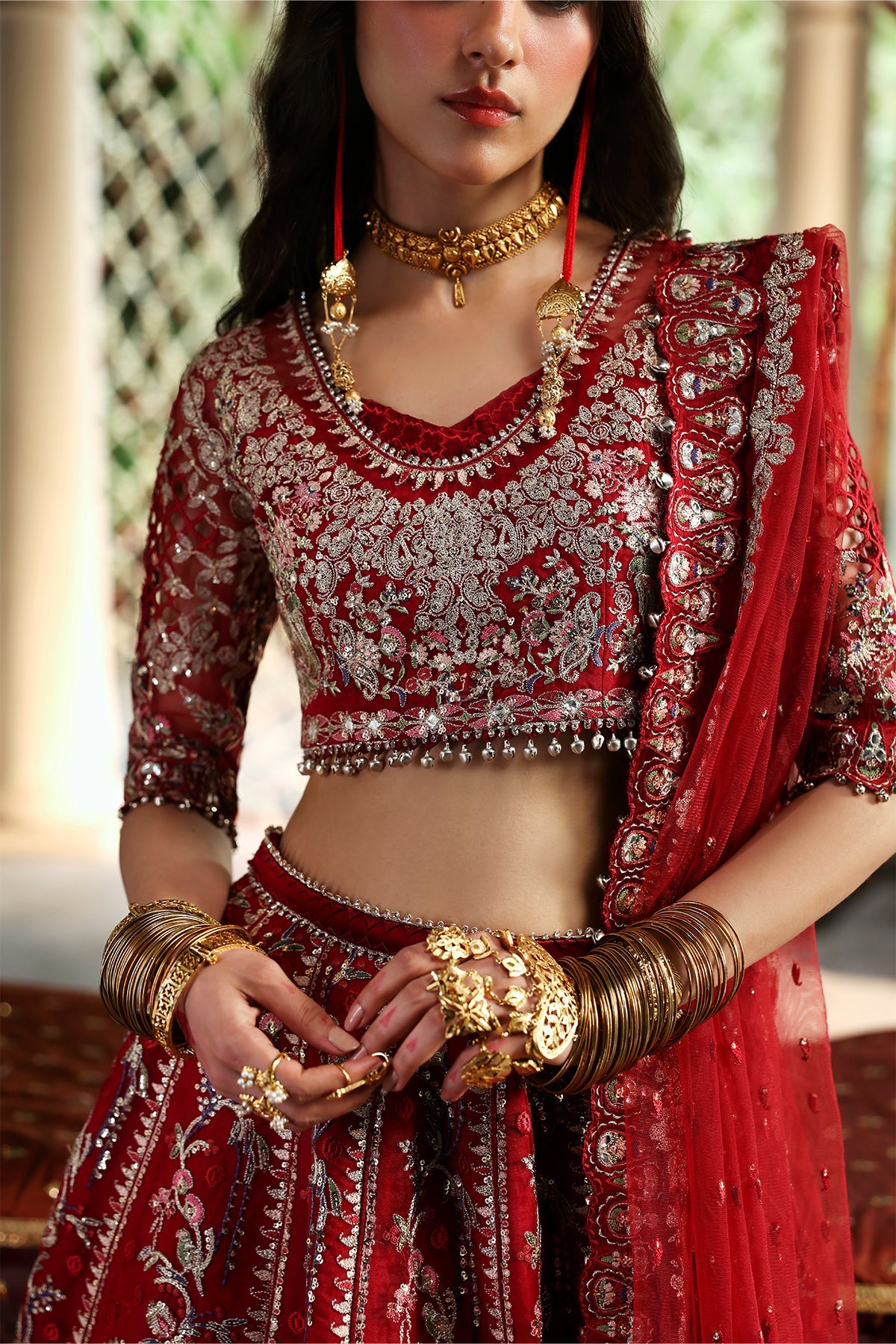 Afrozeh – Shehnai Wedding Formals ’25 “Sheen” | Luxury Embroidered Dress | Up to 50% OFF | Original Afrozeh Pakistan