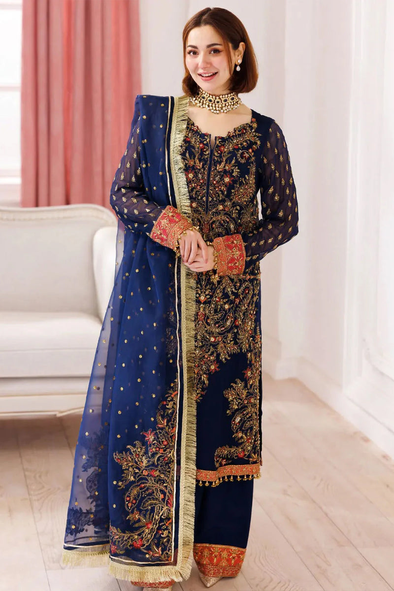 4-PC Charizma Unstitched Luxury Collection DJ5-07