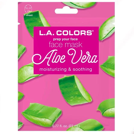 LA Colors Prep Your Face Sheet Mask- Alovera