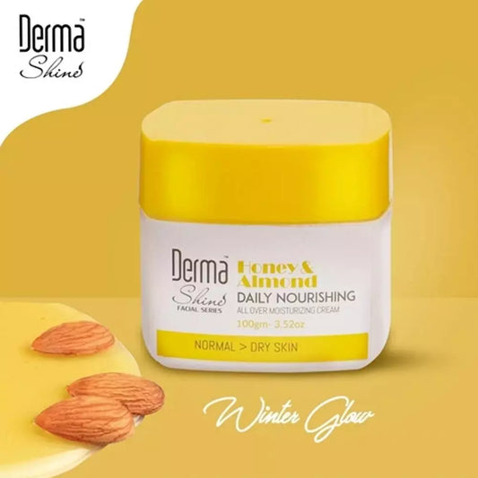 Derma Shine Honey and Almond Moisturising Cream 100g