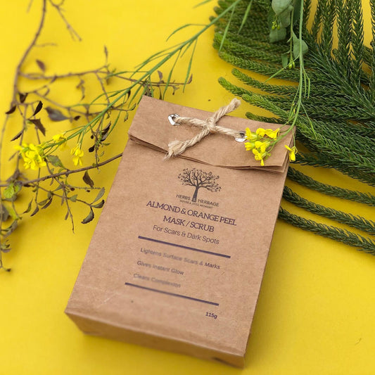 Herbs & Herbage Almond & Orange Peel Scrub/Mask