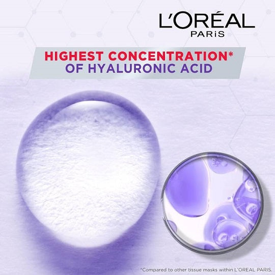 L'Oreal Paris Revitalift Hyaluronic Acid Plumping Fresh Mix Serum Mask X 1