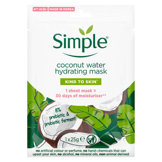 Simple Coconut Water Hydrating Sheet mask
