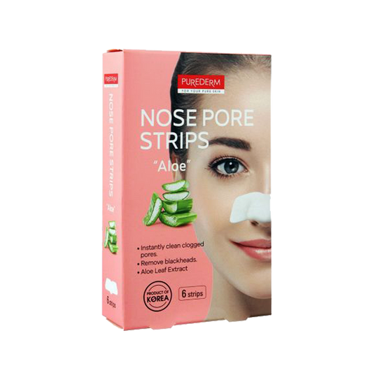 Purederm Nose Strips Aloe 6 Strips
