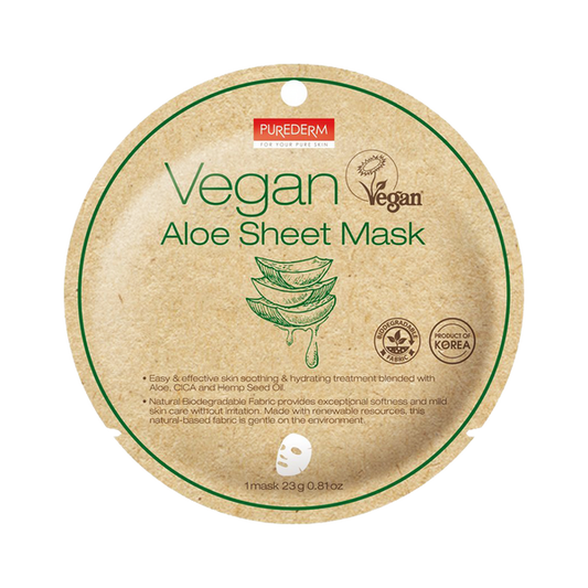 Purederm Vegan Aloe Sheet Mask