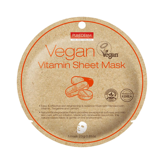 Purederm Vegan Vitamin Sheet Mask
