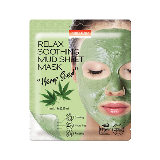 Purederm Relax Soothing Mud Sheet Mask