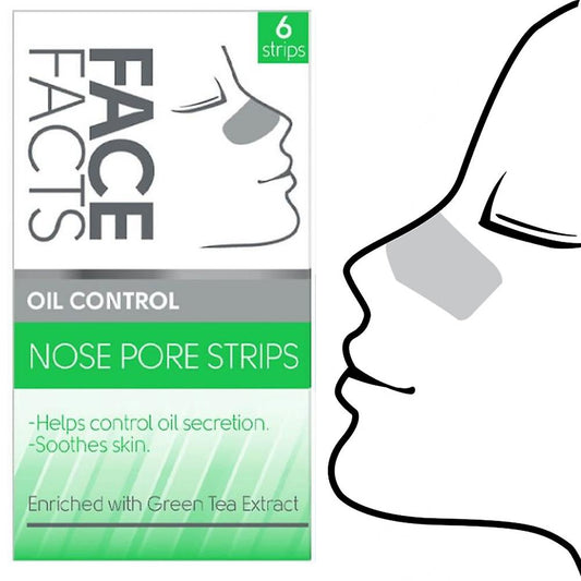 Face Facts Deep Cleansing Nose Pore Strips- Oil Control