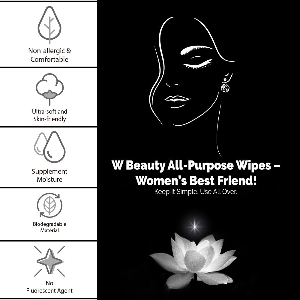 WBM Makeup Remover Wipes 25 Wipes