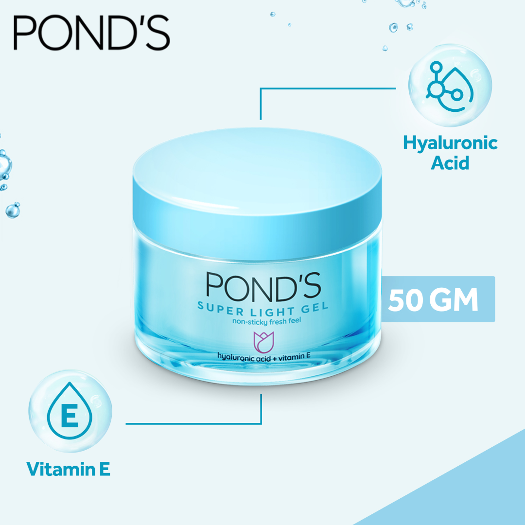 POND'S Super Light Gel With Hyaluronic Acid & Vitamin E 50g