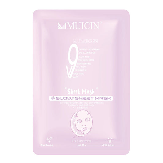 MUICIN V9+ Facial Glow Hydrating Sheet Mask