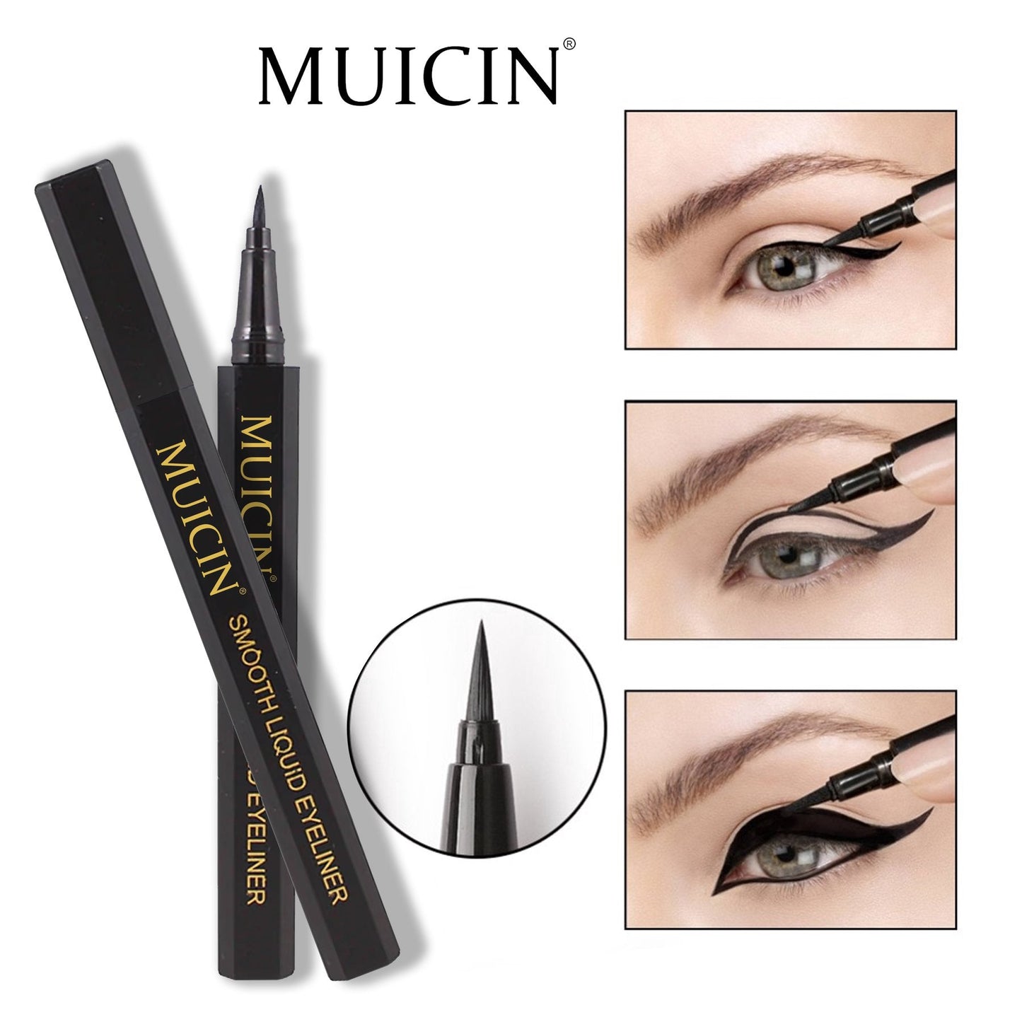 MUICIN Waterproof Smooth Liquid Eyeliner