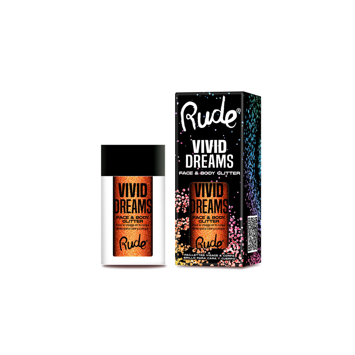 Rude Vivid Dreams Face & Body Glitter