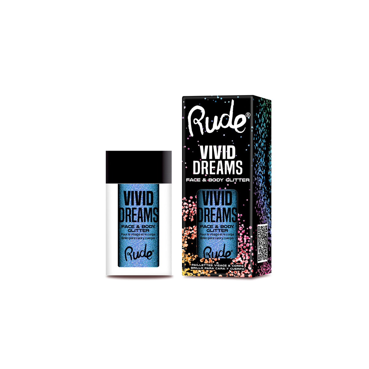 Rude Vivid Dreams Face & Body Glitter