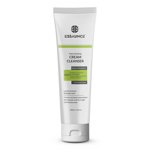 Essaunce Daily Exfoliating Cream Cleanser With Lemon Extract 100ml