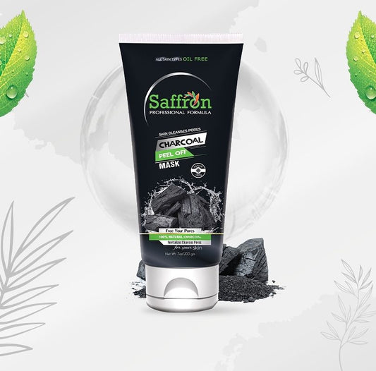 Saffron Charcoal Peel of Mask 200g