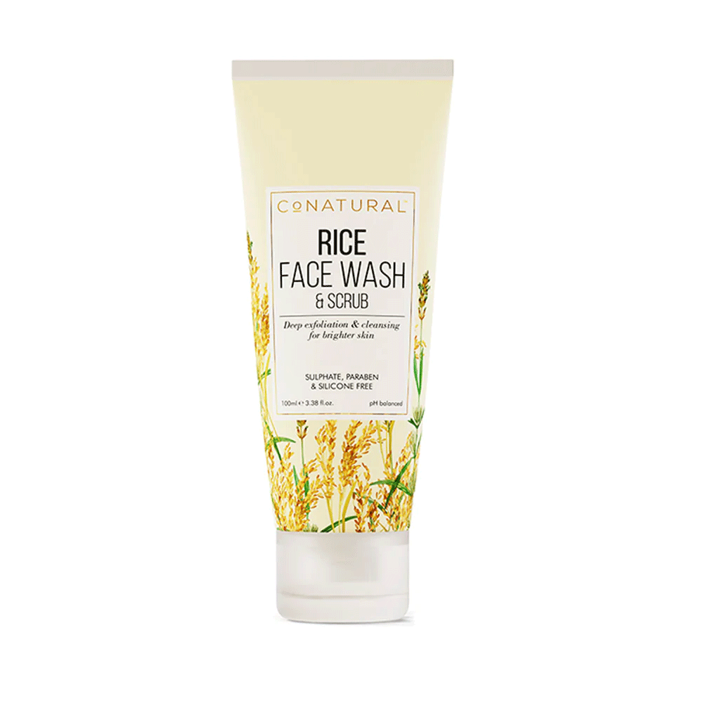 Conatral Rice Face Wash & Scrub 100ml