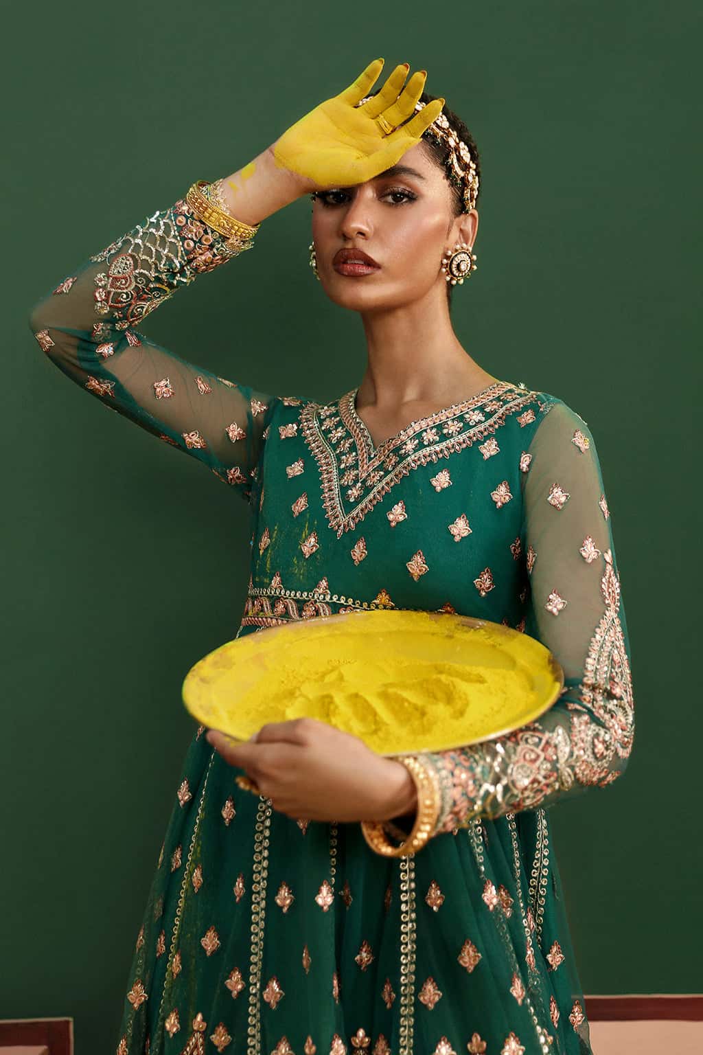 Afrozeh – Shaista – Shehnai Wedding Formals ’24 | Luxury Embroidered Dress | Up to 50% OFF | Original Afrozeh Pakistan