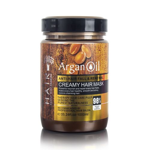 Keratin Argan Oil Anti Hair Fall & Renewal Creamy Hair Mask