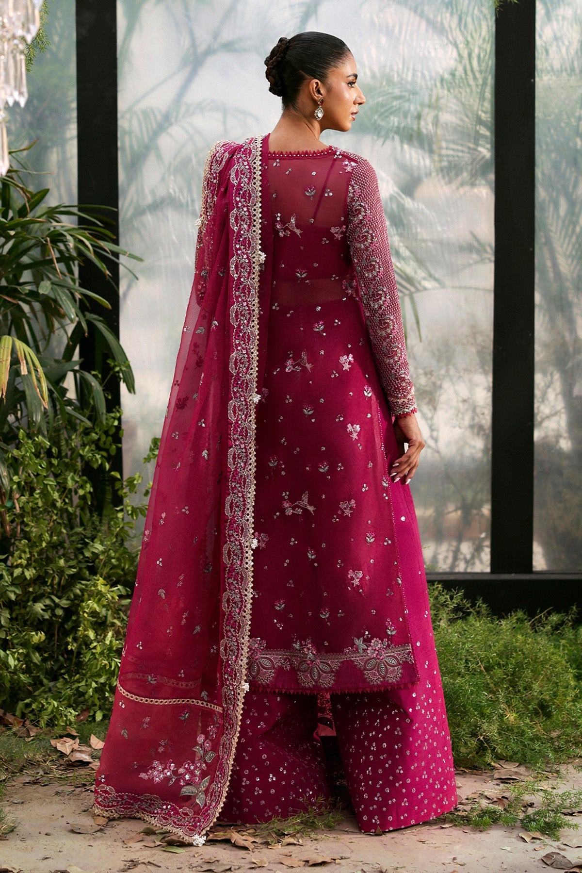 Afrozeh – Le Fuchsia Festive ’25 “ROWAN” | Luxury Festive Dress | Up to 50% OFF | Original Afrozeh Pakistan