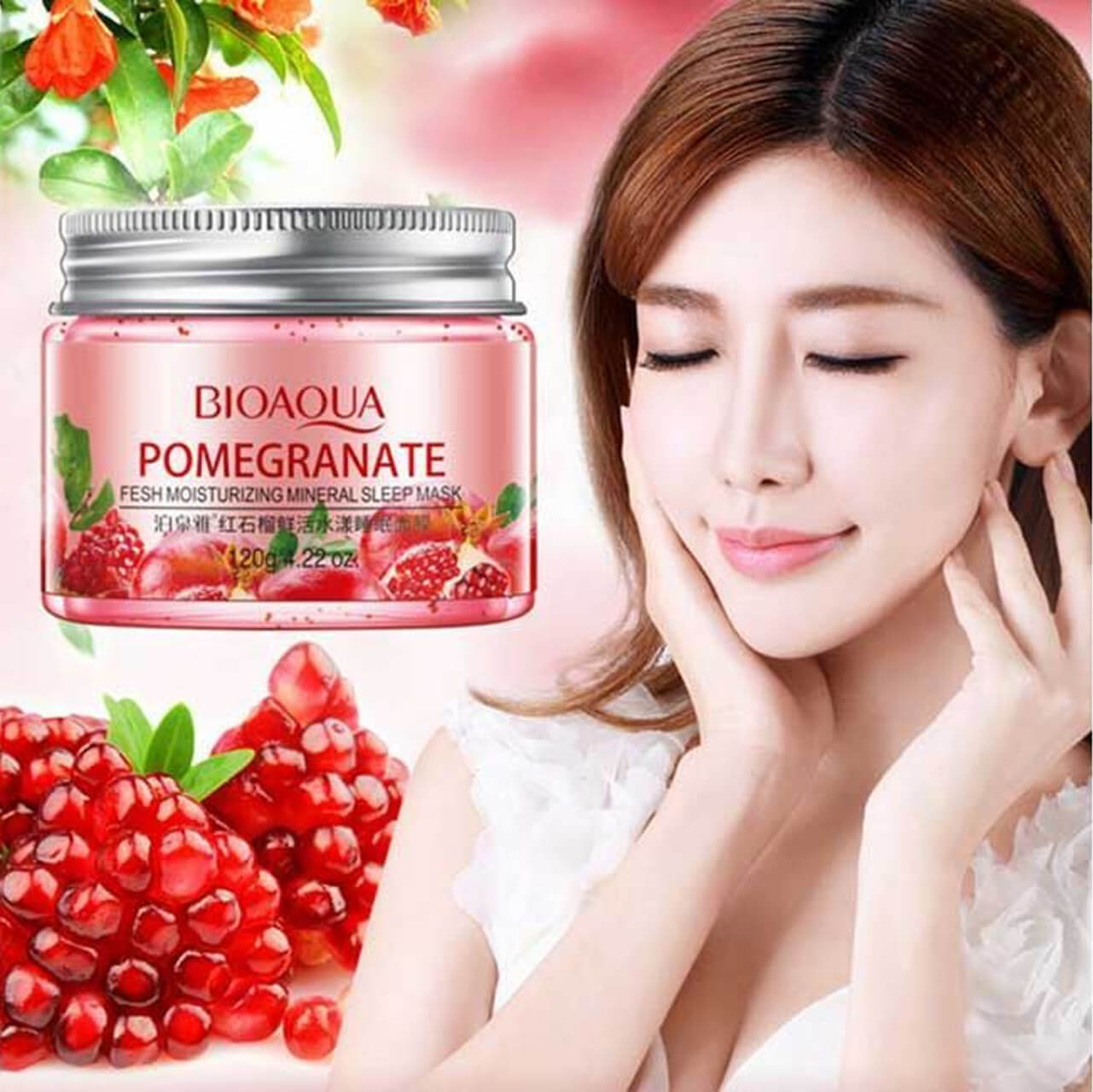 Bio Aqua Pomegranate Fresh Water Sleeping Mask 120G