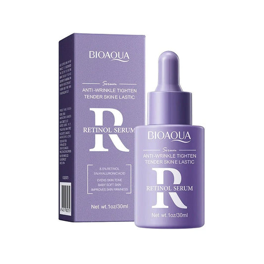 BIOAQUA Retinol Serum 30ml – Anti-Wrinkle, Dark Spot Remover, Skin Whitening Facial Essence for Women & Girls