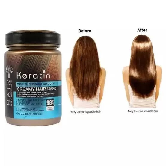 Keratin Moisturizing & Smooth Ceamy Hair Mask