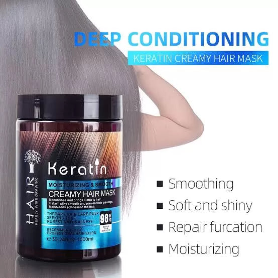 Keratin Moisturizing & Smooth Ceamy Hair Mask