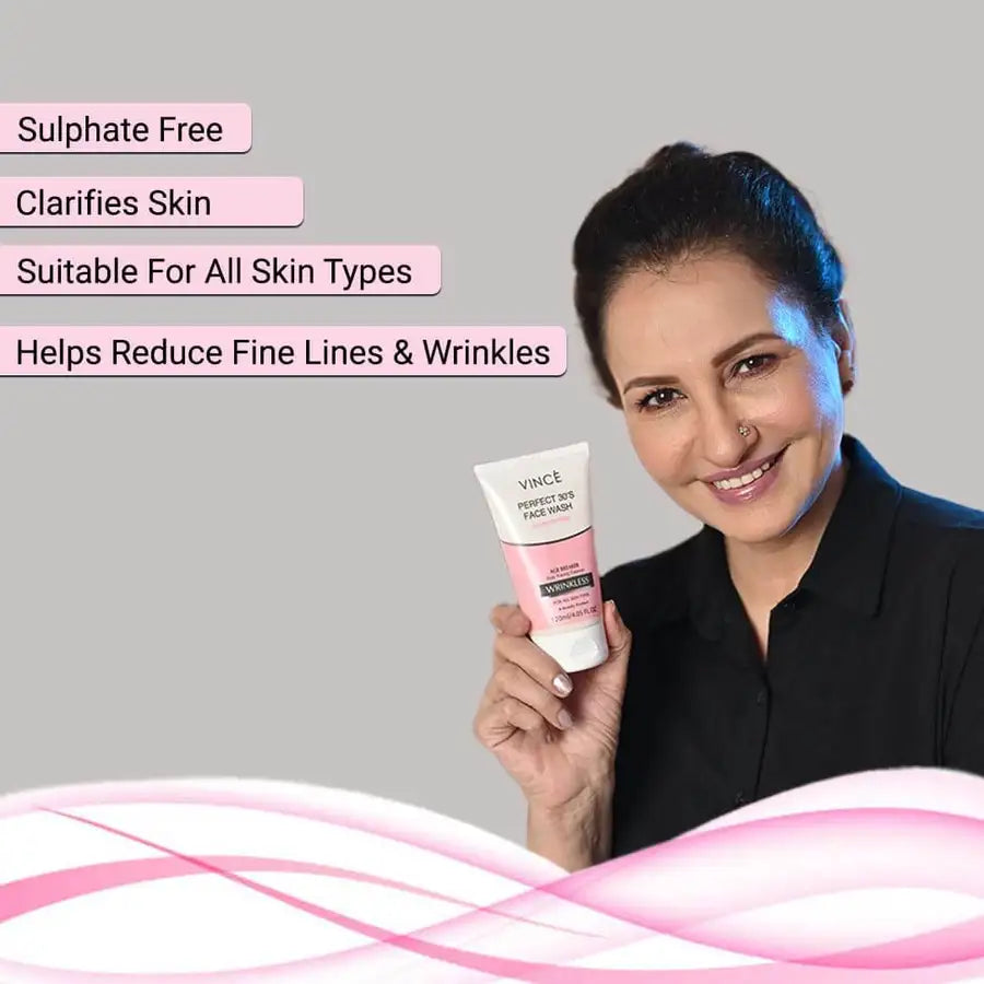 Vince - Perfect 30'S Face Wash - 120Ml