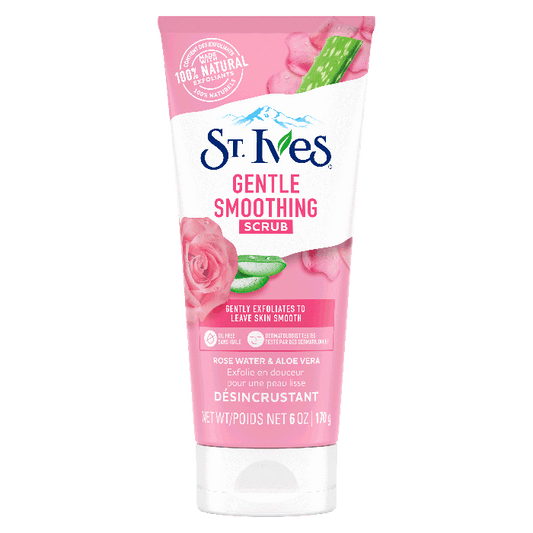 St. Ives Gentle Smoothing Rose Water & Aloe Vera Scrub 170gm