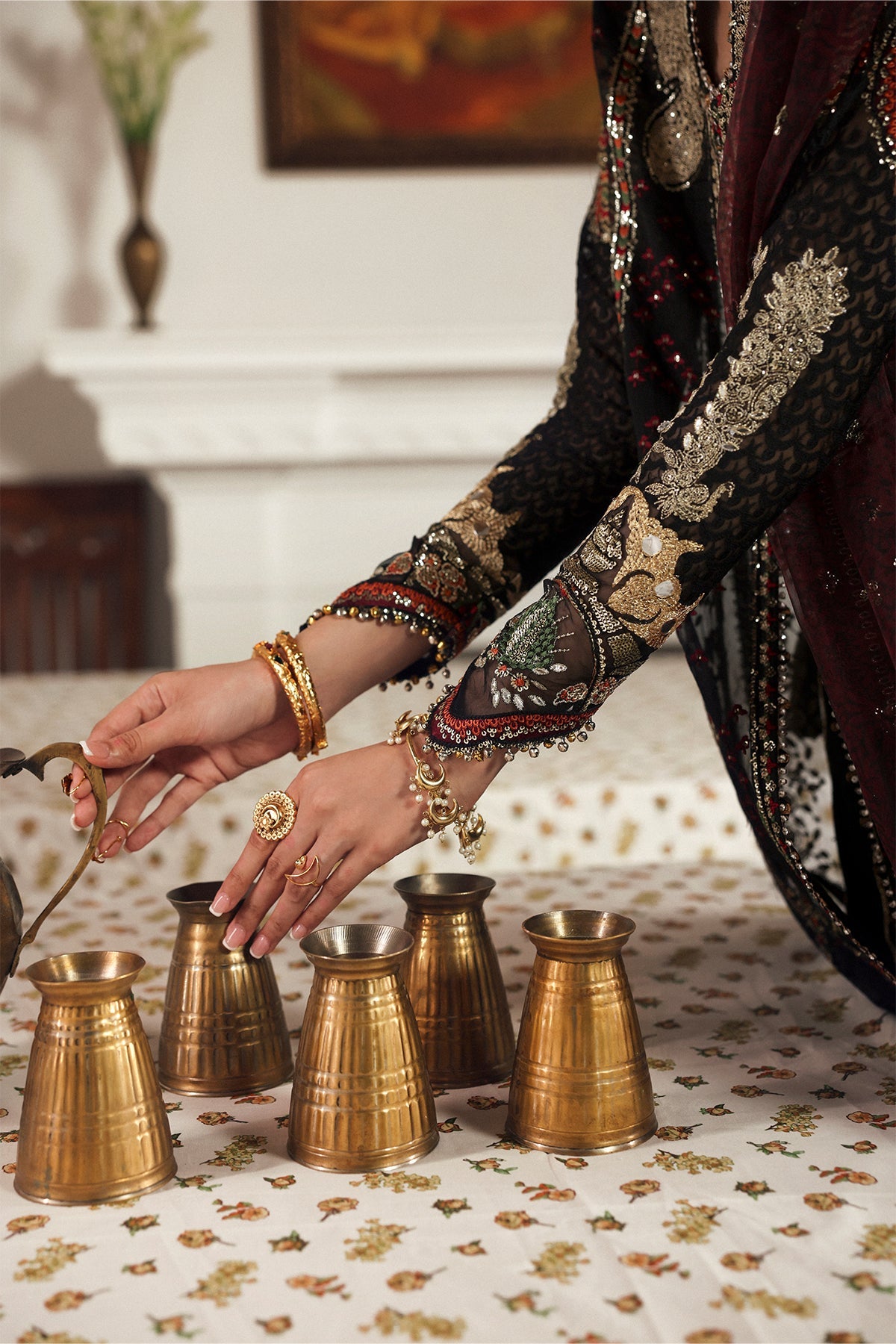 Afrozeh – Shehnai Wedding Formals ’25 “Dhanak” | Luxury Embroidered Dress | Up to 50% OFF | Original Afrozeh Pakistan