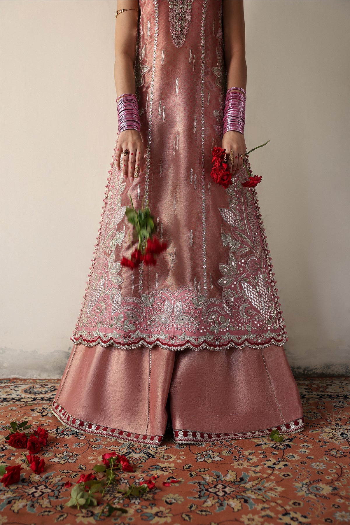 Afrozeh – Shehnai Wedding Formals ’25 “Roshaan” | Luxury Embroidered Dress | Up to 50% OFF | Original Afrozeh Pakistan