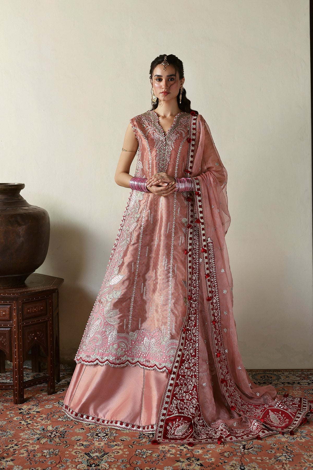Afrozeh – Shehnai Wedding Formals ’25 “Roshaan” | Luxury Embroidered Dress | Up to 50% OFF | Original Afrozeh Pakistan